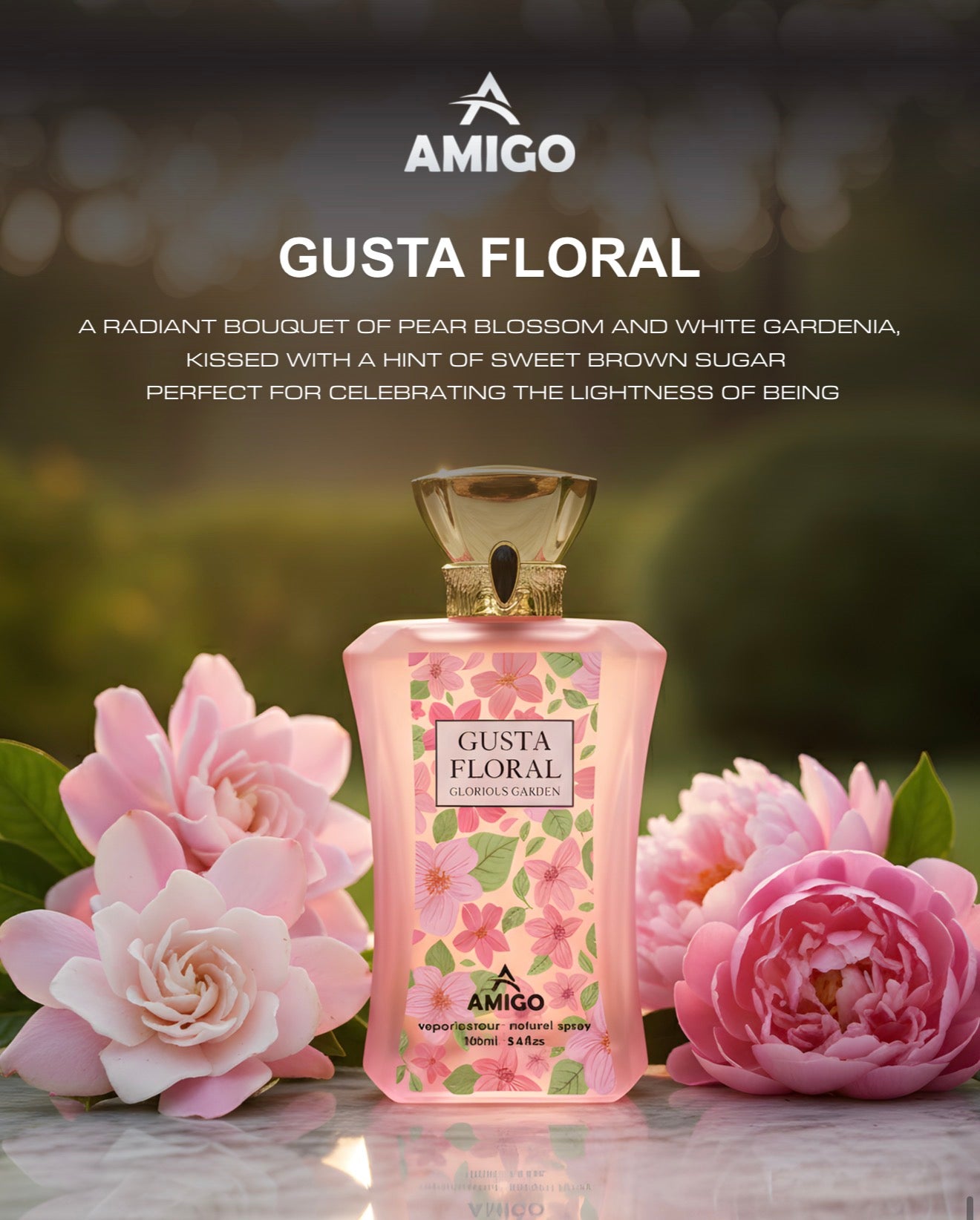 Gusta Flora Eau De Parfum By Amigo Inspired By Flora Gorgeous Gardenia