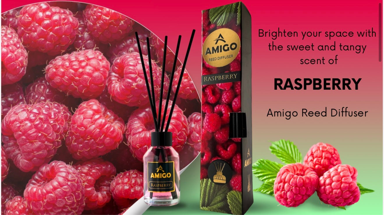 Raspberry Reed Diffuser By Amigo
