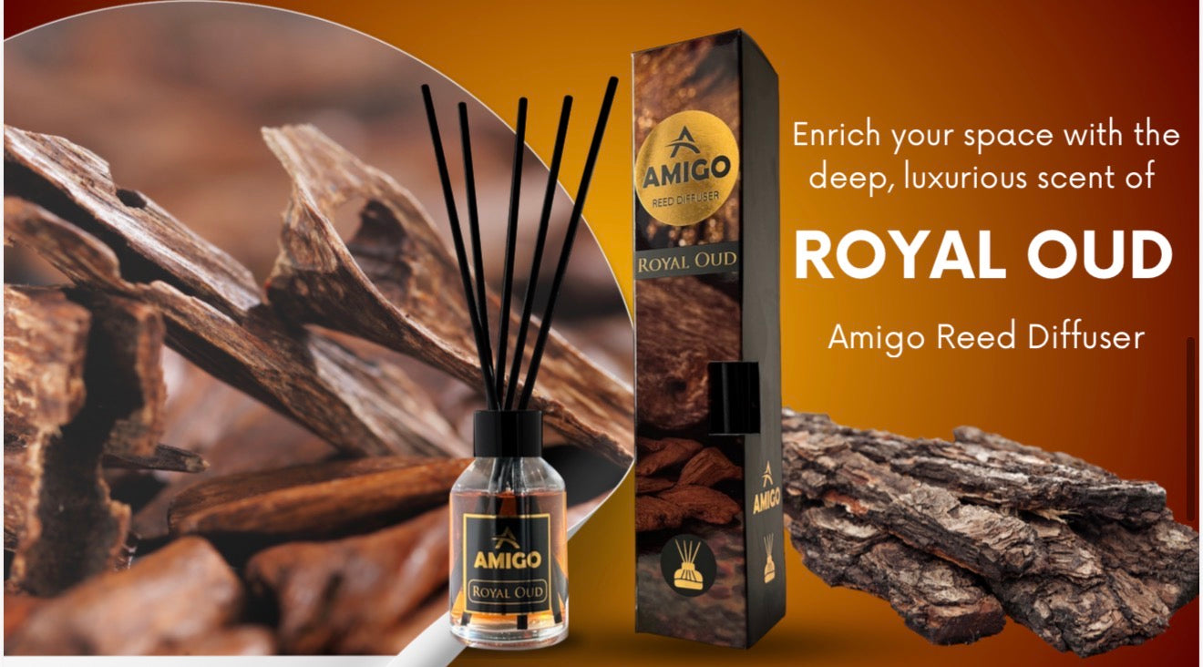 Royal Oud Reed Diffuser By Amigo