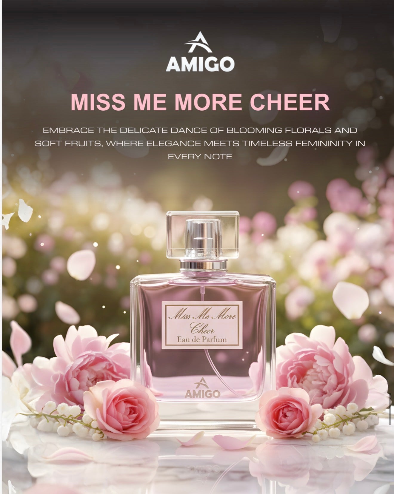 Miss Me More Cheer Eau De Parfum By Amigo inspired by miss perfume