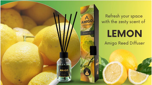 Lemon Reed Diffuser By Amigo