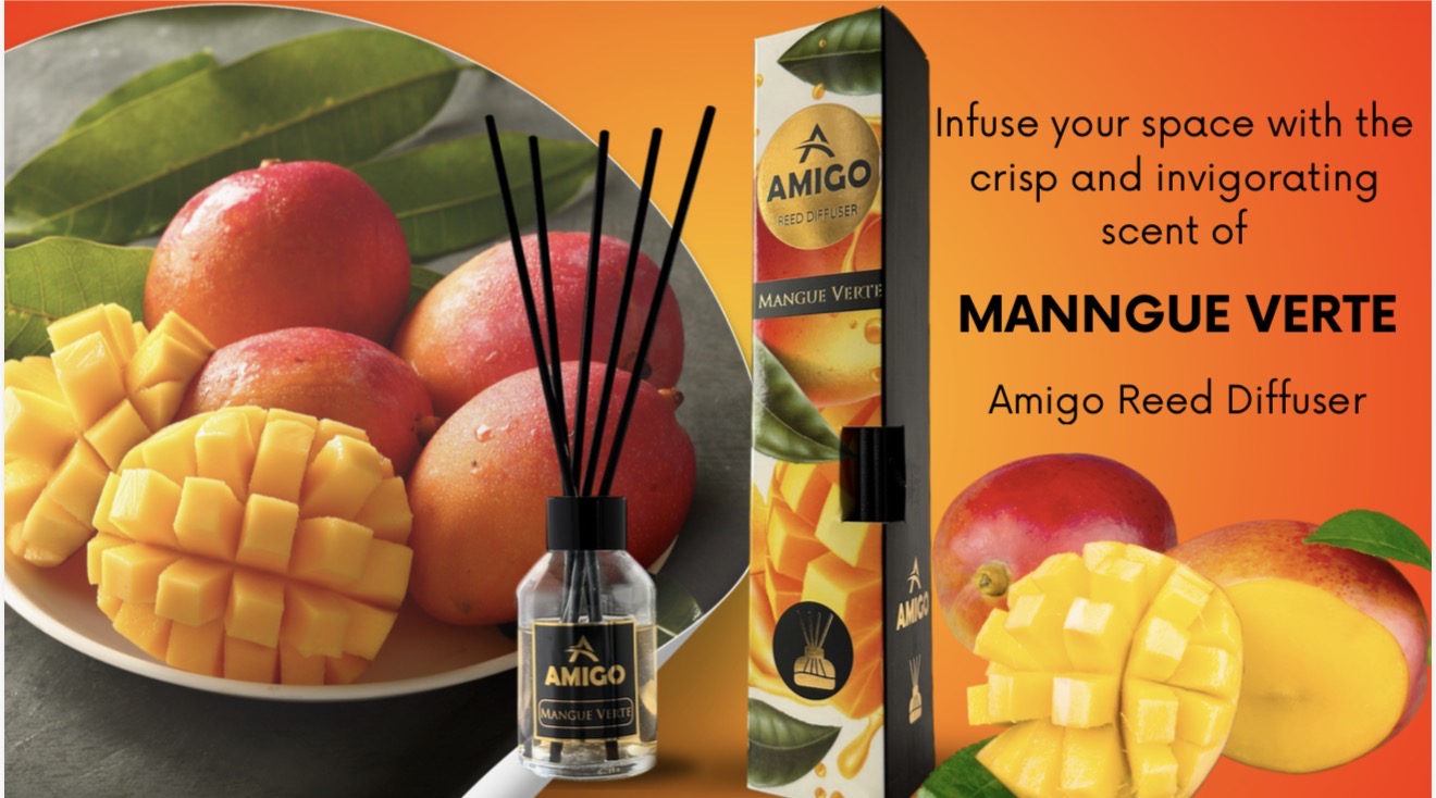 Mangue Verte Reed Diffuser By Amigo