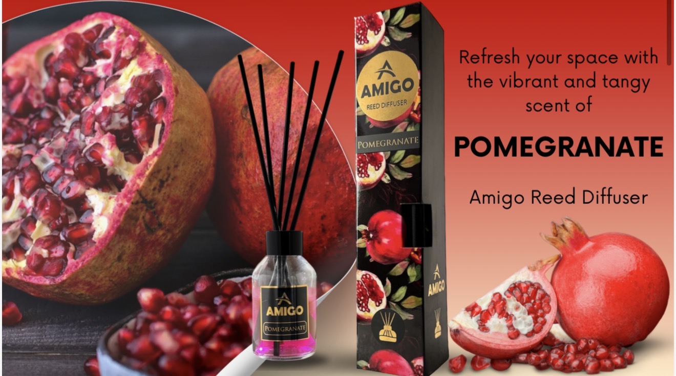 Pomegranate Reed Diffuser By Amigo