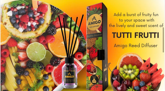 Tutti Frutti Reed Diffuser By Amigo