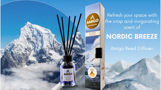 Nordic Breeze Reed Diffuser By Amigo