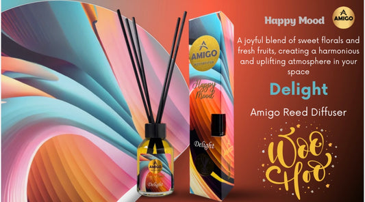 Delight Reed Diffuser Happy Mood  By Amigo